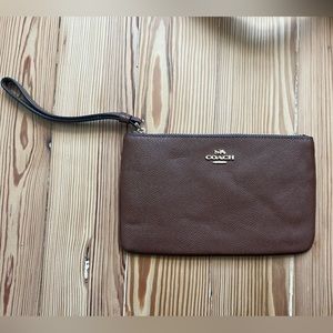 Coach Leather Wristlet
